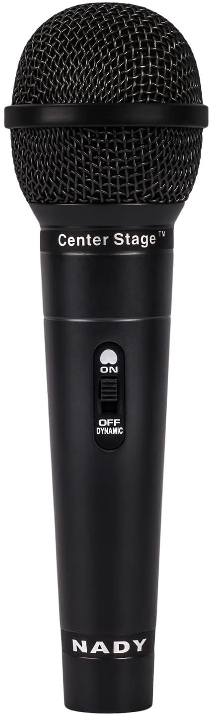 Nady MSC3 Microphone Stand Floor Mic Stand All-in-One Kit Includes Microphone, Metal Adjustable Tripod Stand, mic Clip, and a 20